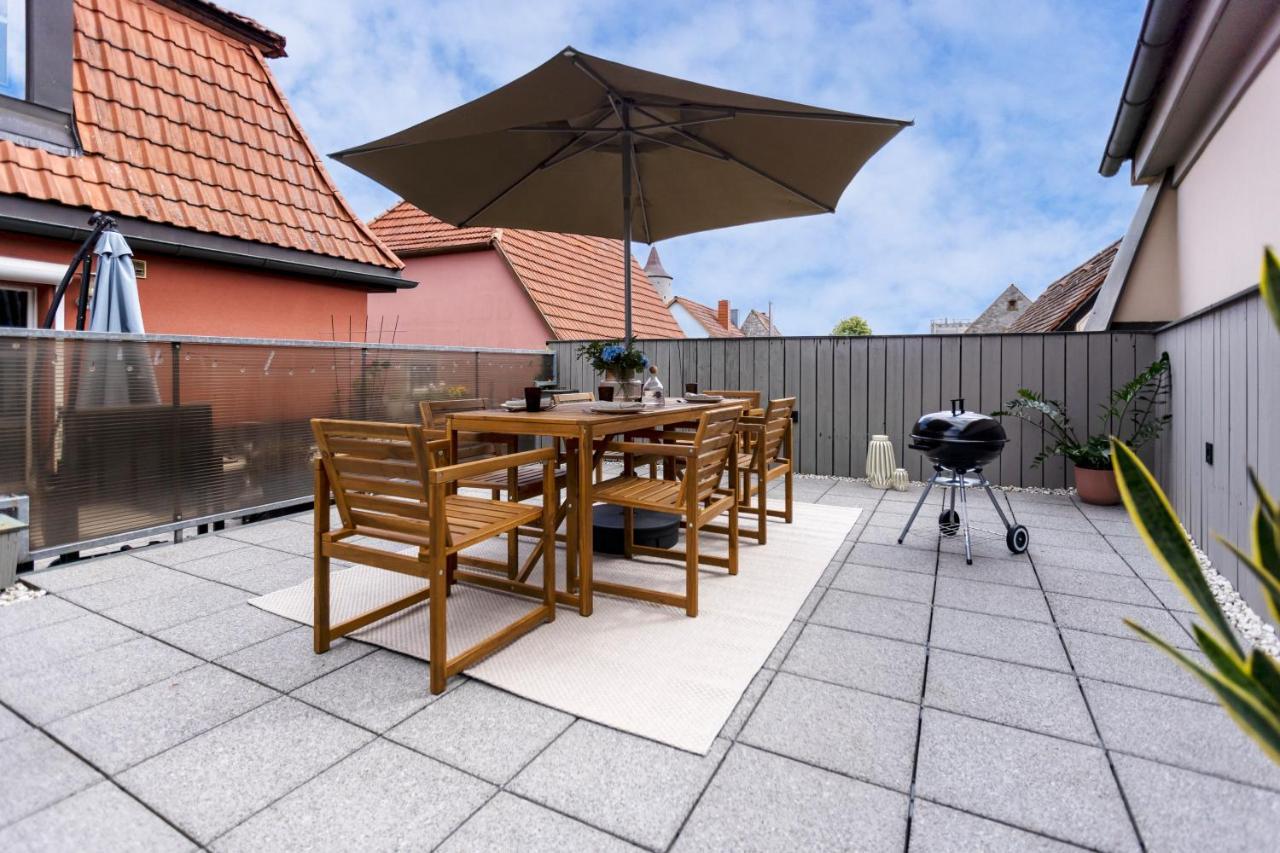 Homie Stay Badgasse - Fewos Am Main Mit Dachterrasse & Fahrradgarage Ochsenfurt Esterno foto